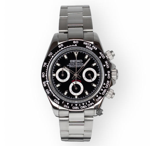 SEIKO MOD DAYTONA BLACK