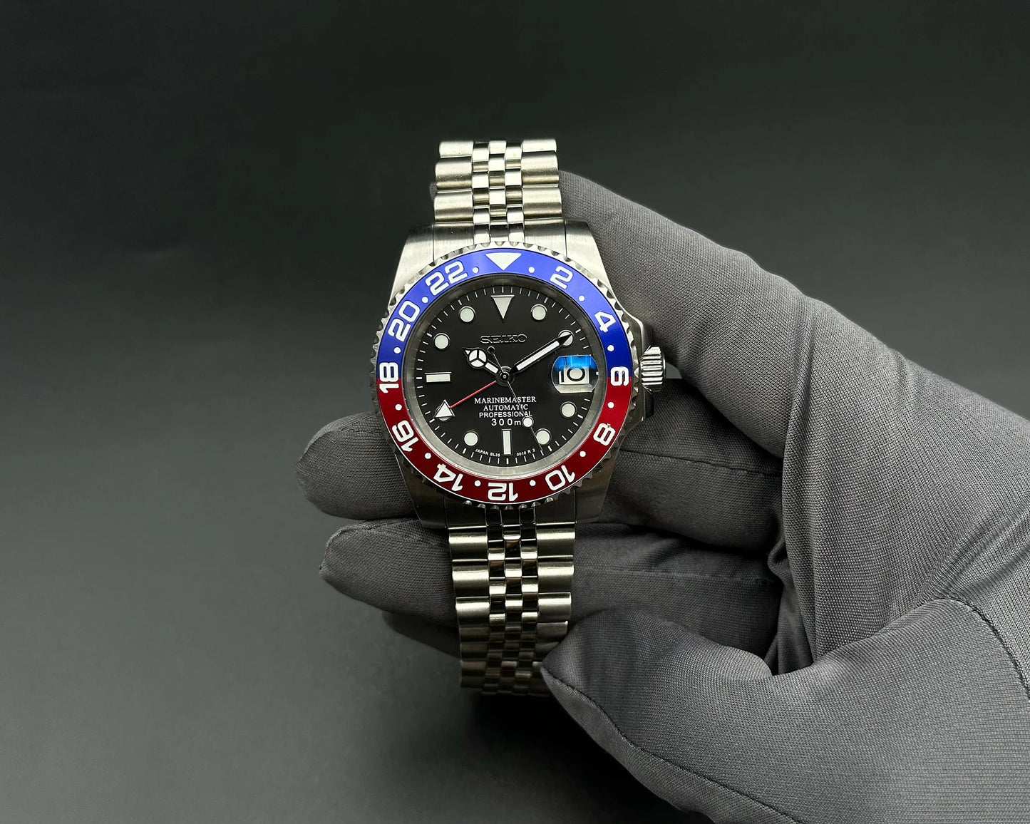 SEIKO MOD GMT MASTER PEPSI