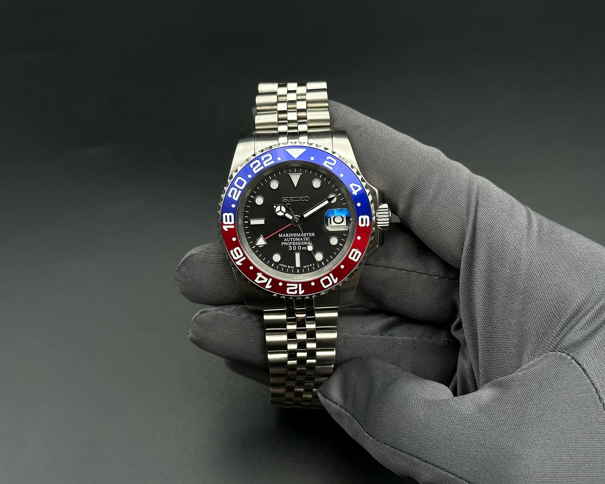 SEIKO MOD GMT MASTER PEPSI