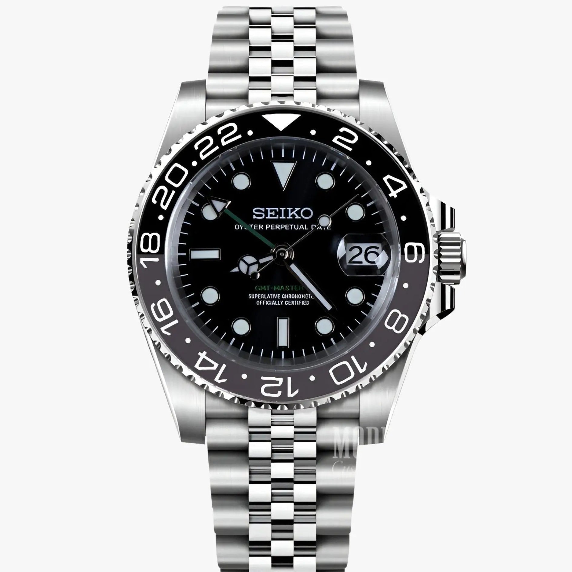 SEIKO MOD GMT MASTER BRUCE WAYNE