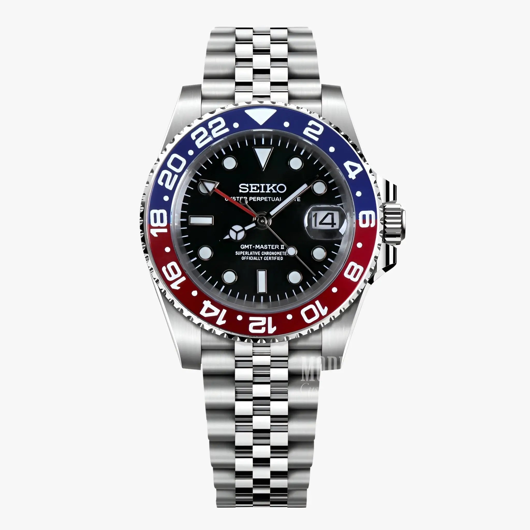 SEIKO MOD GMT MASTER PEPSI