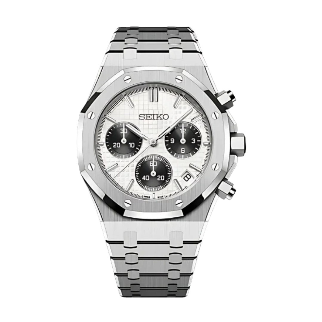 SEIKO MOD ROYAL OAK PANDA DIAL