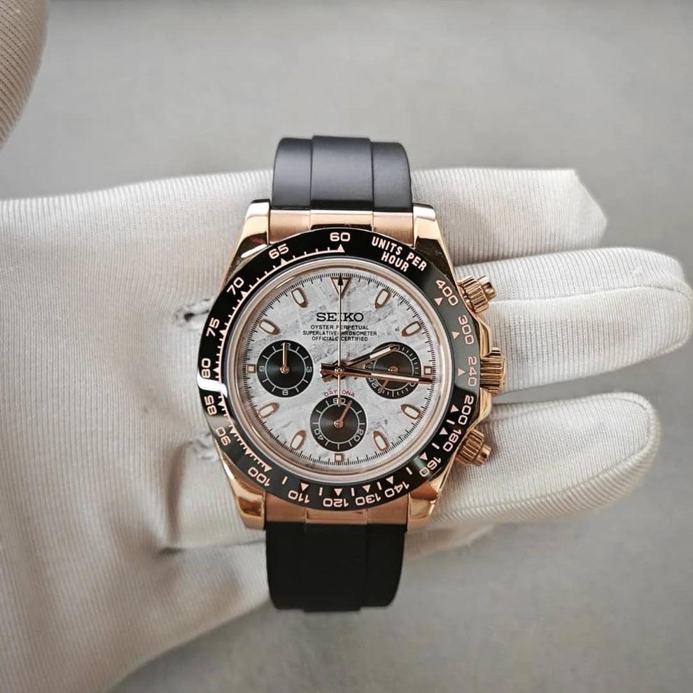 SEIKO MOD DAYTONA METEORITE